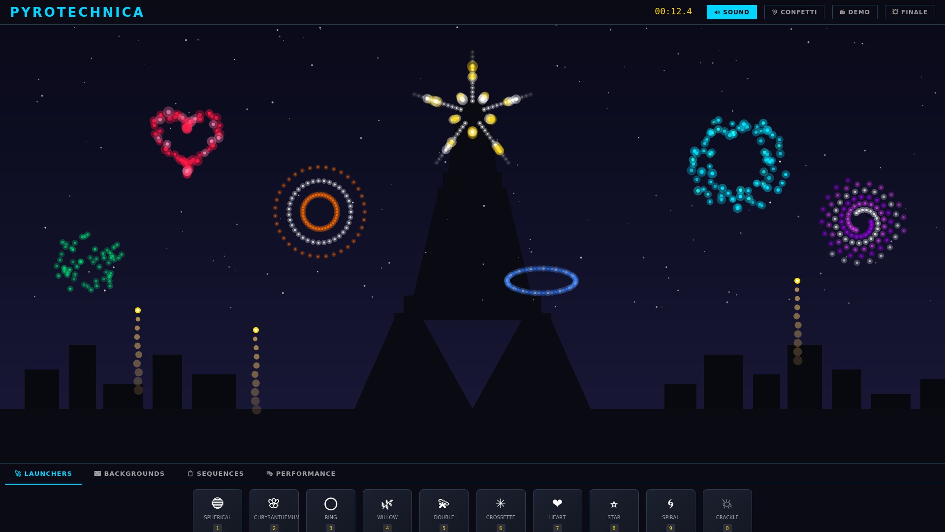 Pyrotechnica Fireworks Simulator